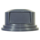 Rubbermaid Round Brute Dome Top Lid For 55 Gal Waste Containers, 27.25" Diameter, Gray - RCP265788GY