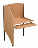 MooreCo Deluxe Add-A-Carrel, Teak - 89869
