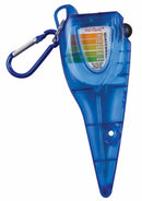 San Jamar Chlorine Tester without Thermometer, Sanitizing Tool, 6" x 2", Plastic, 6" x 2" - SFC1250CL