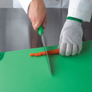 San Jamar Cutting Board, Co-Polymer, Green, 18" Length, 24" Width, 1/2" Thickness - CBG182412GNGR