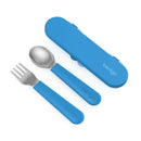 Kids' Stainless Steel Utensil Set - Blue