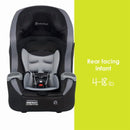 Trooper Slim 3-in-1 Convertible Car Seat - Dash Black