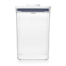 POP 4.4qt Plastic Big Square Airtight Food Storage Container Clear