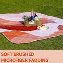 Extra Large Outdoor Picnic Blanket - Brown