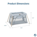 Travel Play Yard - Classic Slate