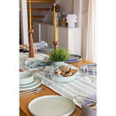 16pc Stackable Hand-Finished Stoneware Dinnerware Set - Semi-Matte Sage