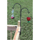 Border Concepts Double Bird Feeder Deck Hook, Black