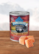 Blue Buffalo, Wolf Creek Stew, Savory Salmon Stew, Canned Dog Food, 12.5 oz