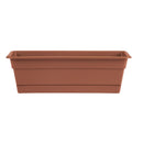 Bloem Dura Cotta Plastic Window Box, Terra Cotta, 18 in.