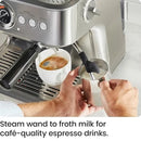 Chefman Crema Supreme 15-Bar Espresso Machine With Milk Frother and Professional Grinder