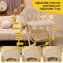 6-in-1 Convertible High Chair with Rocker - Brown