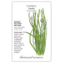 Chives, Botanical Interests Garlic Seeds (Heirloom)
