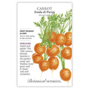 Carrot, Tonda di Parigi, Botanical Interests Seeds (Heirloom)