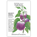 Botanical Interests, Pepper, Sweet Purple Beauty