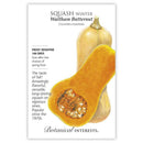 Squash, Botanical Interests Waltham Butternut Winter Seeds