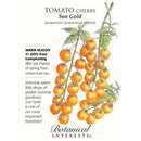 Sun Gold Hybrid Cherry Tomato Botanical Interests Seeds