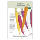 Carrot, Carnival Blend Organic Botanical Interests Seeds