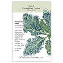 Kale, Dwarf Blue Curled Seeds (Organic, Heirloom)
