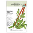 Snow Pea, Oregon Sugar Pod II (Organic) Botanical Interests Seeds