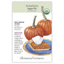 Pumpkin, Sugar Pie (Organic Heirloom) Botanical Interests Seeds