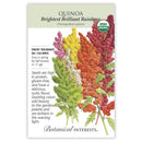 Quinoa, Botanical Interests Brightest Brilliant Rainbow Seeds Organic