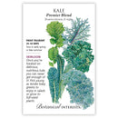 Kale, Botanical Interests Premier Blend Seeds (Heirloom)