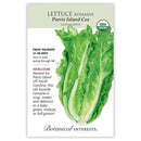 Lettuce, Romaine Parris Island Cos (Organic Heirloom) Botanical Interests Seeds (LG)