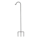 Border Concepts Single Hurricane Hook, Round Bar, Black, 88 Inches
