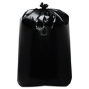 Trinity Plastics Low-Density Can Liners, 60 Gal, 22" X 58", Black, 100/Carton - TRNML3858X
