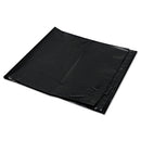 Trinity Plastics Low-Density Can Liners, 56 Gal, 1.6 Mil, 23" X 47", Black, 100/Carton - TRNML4347X