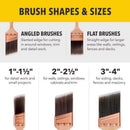 Purdy Clearcut Glide 2-1/2 in. Stiff Angle Trim Paint Brush