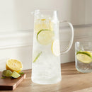 40.5oz  Ribbed Glass Pitcher Clear