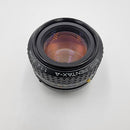 Used Pentax SMC 50mm F1.4 Film Lens W/ Front and Rear caps
