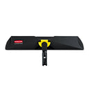Rubbermaid Hygen Quick Connect Single-Sided Frame, 18W X 3 3/8D, Plastic, Black - RCPQ559BLA
