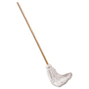 Boardwalk Deck Mop; 48" Wooden Handle, 12Oz Cotton Fiber Head, 6/Pack - BWK112C
