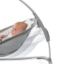 Plush Modern Baby Rocker & Stationary Seat - Beige