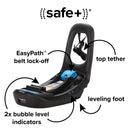 LiteClik30 XT SafePlus Infant Car Seat and Base - Blue Razz Ice