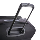 Softside Large Checked Spinner Suitcase - Black