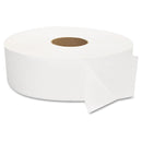 GEN Jrt Jumbo Bath Tissue, Septic Safe, 2-Ply, White, 12" Diameter, 1,378 Ft Length, 6/Carton - GEN1513