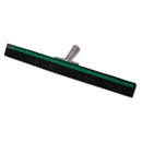 Unger Aquadozer Heavy Duty Floor Squeegee, 18 Inch Blade, Green/Black Rubber, Straight - UNGFP45