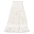 Boardwalk Mop Head, Pro Loop Web/Tailband, Premium Saddleback Head, Ctn, 24-Oz., Wh, 12/Ct - BWK524C