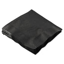 Hoffmaster Beverage Napkins, 2-Ply, 9 1/2 X 9 1/2, Black, 1000/Carton - HFM180313