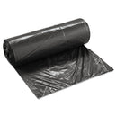 Boardwalk Low-Density Waste Can Liners, 60 Gal, 0.65 Mil, 38" X 58", Black, 100/Carton - BWK3858H
