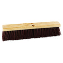 Boardwalk Floor Brush Head, 18" Wide, Maroon, Heavy Duty, Polypropylene Bristles - BWK20318