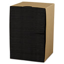 Hoffmaster Beverage Napkins, 2-Ply, 9 1/2 X 9 1/2, Black, 1000/Carton - HFM180313