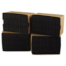 Hoffmaster Beverage Napkins, 2-Ply, 9 1/2 X 9 1/2, Black, 1000/Carton - HFM180313