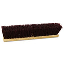 Boardwalk Floor Brush Head, 18" Wide, Maroon, Heavy Duty, Polypropylene Bristles - BWK20318