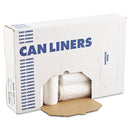 Boardwalk High-Density Can Liners, 56 Gal, 14 Microns, 43" X 47", Natural, 200/Carton - BWK434717