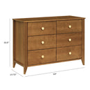 Sprout 6-Drawer Dresser - Chestnut/Natural