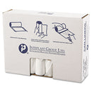 Inteplast High-Density Commercial Can Liners Value Pack, 33 Gal, 11 Microns, 33" X 39", Clear, 500/Carton - IBSVALH3340N13